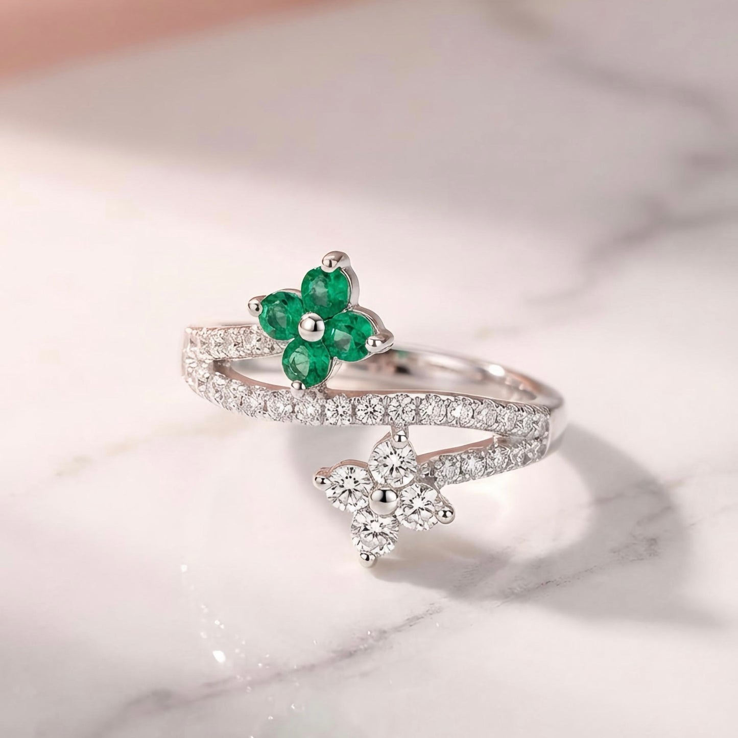 Floral Sterling Silver Dream Ring