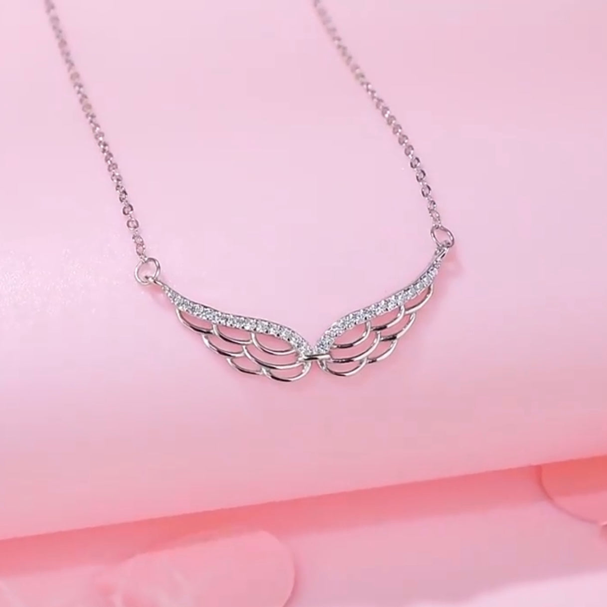 Angel Wings Sterling Silver Necklace