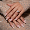 Aurora Sterling Silver Ring - Romantic & Sparkling
