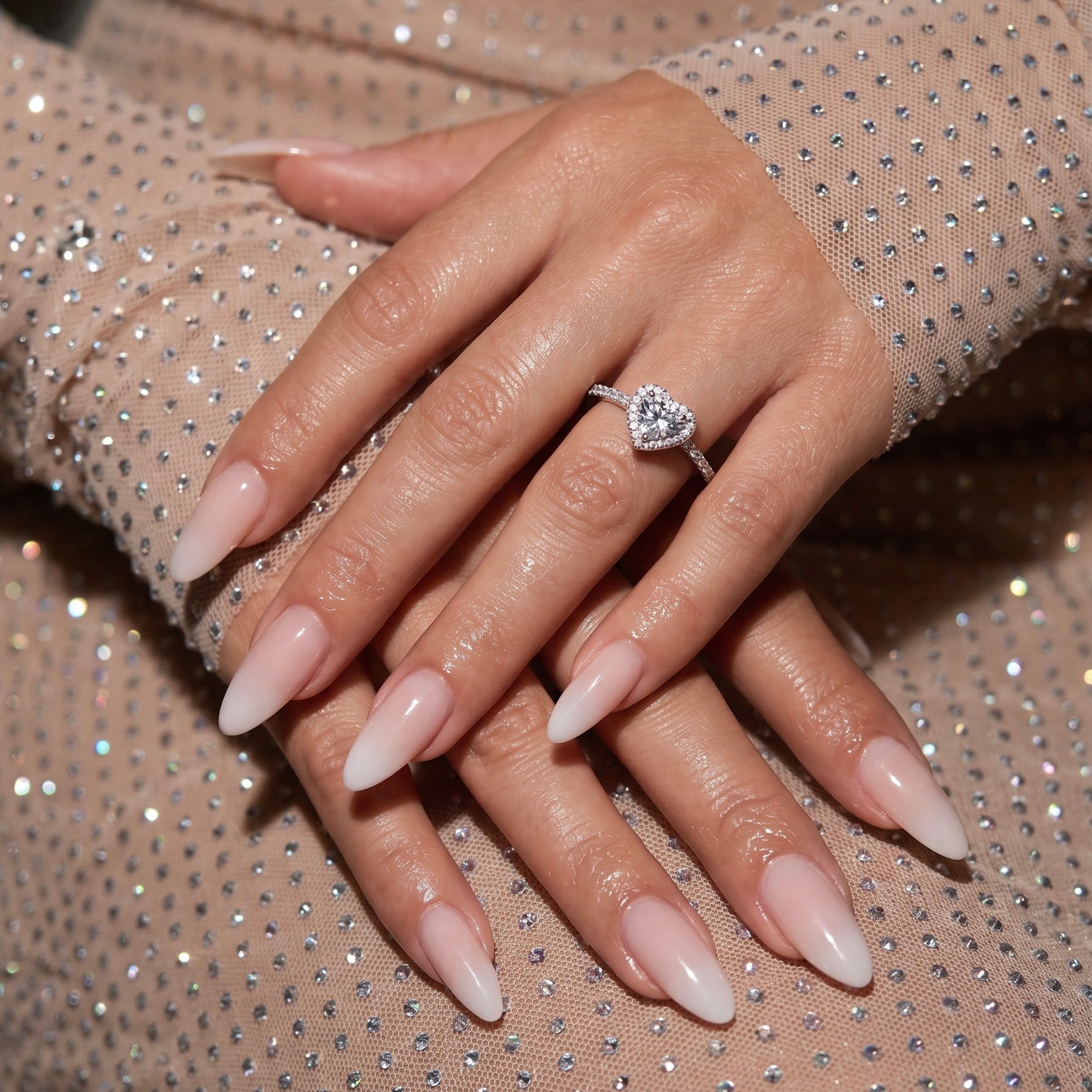 Aurora Sterling Silver Ring - Romantic & Sparkling