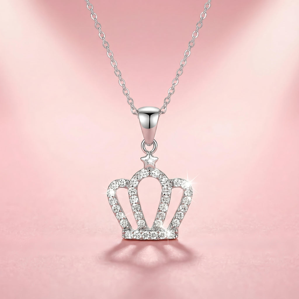 S925 Crown Queen Necklace