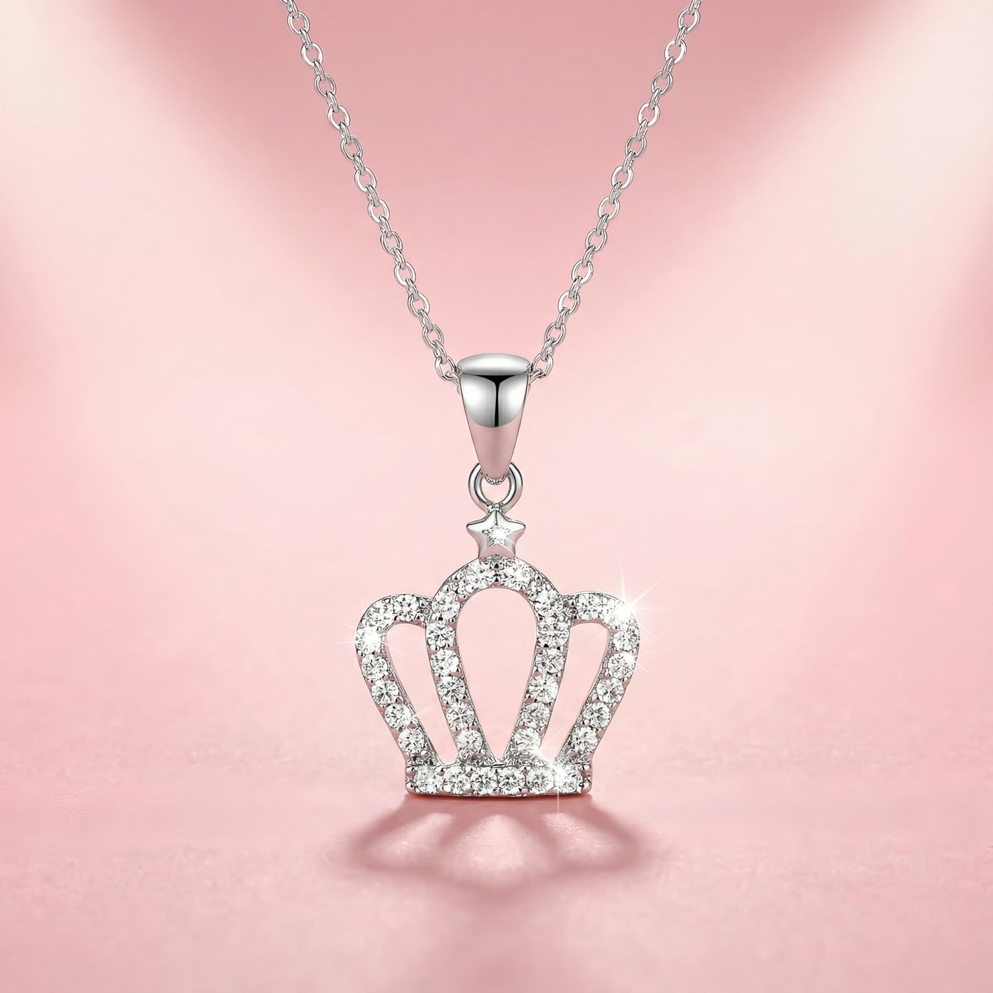 S925 Crown Queen Necklace