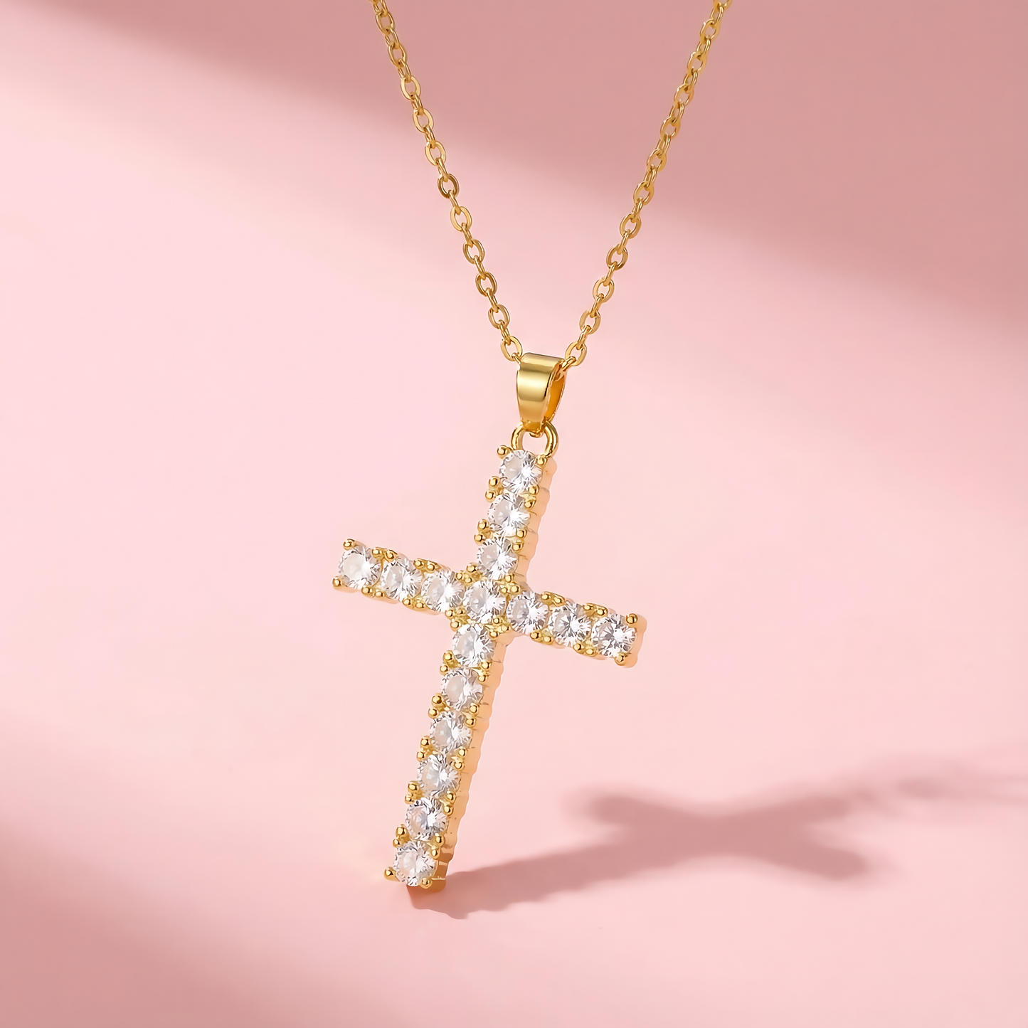 Cross Necklace - Stainless steel