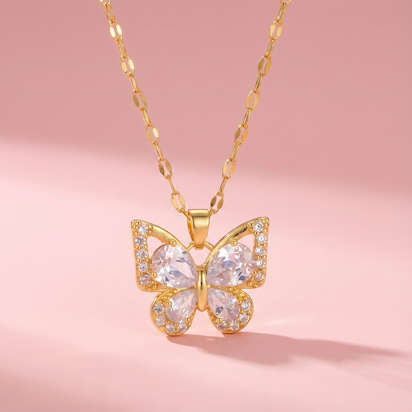 Butterfly Necklace - Stainless steel