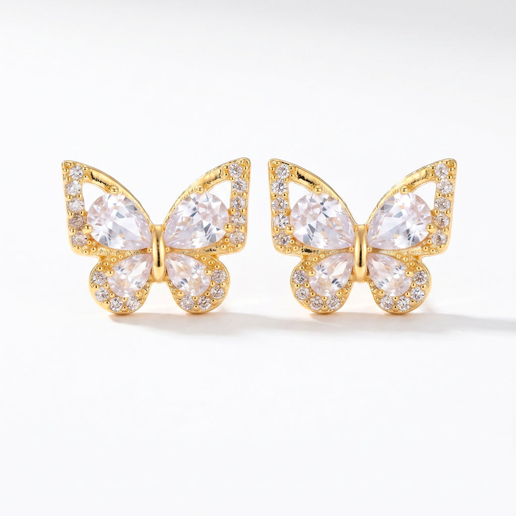 Butterfly Earrings Stainless steel