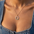 Colorful Stones Necklace - Stainless steel