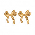 Bow Earrings - Stainless steel