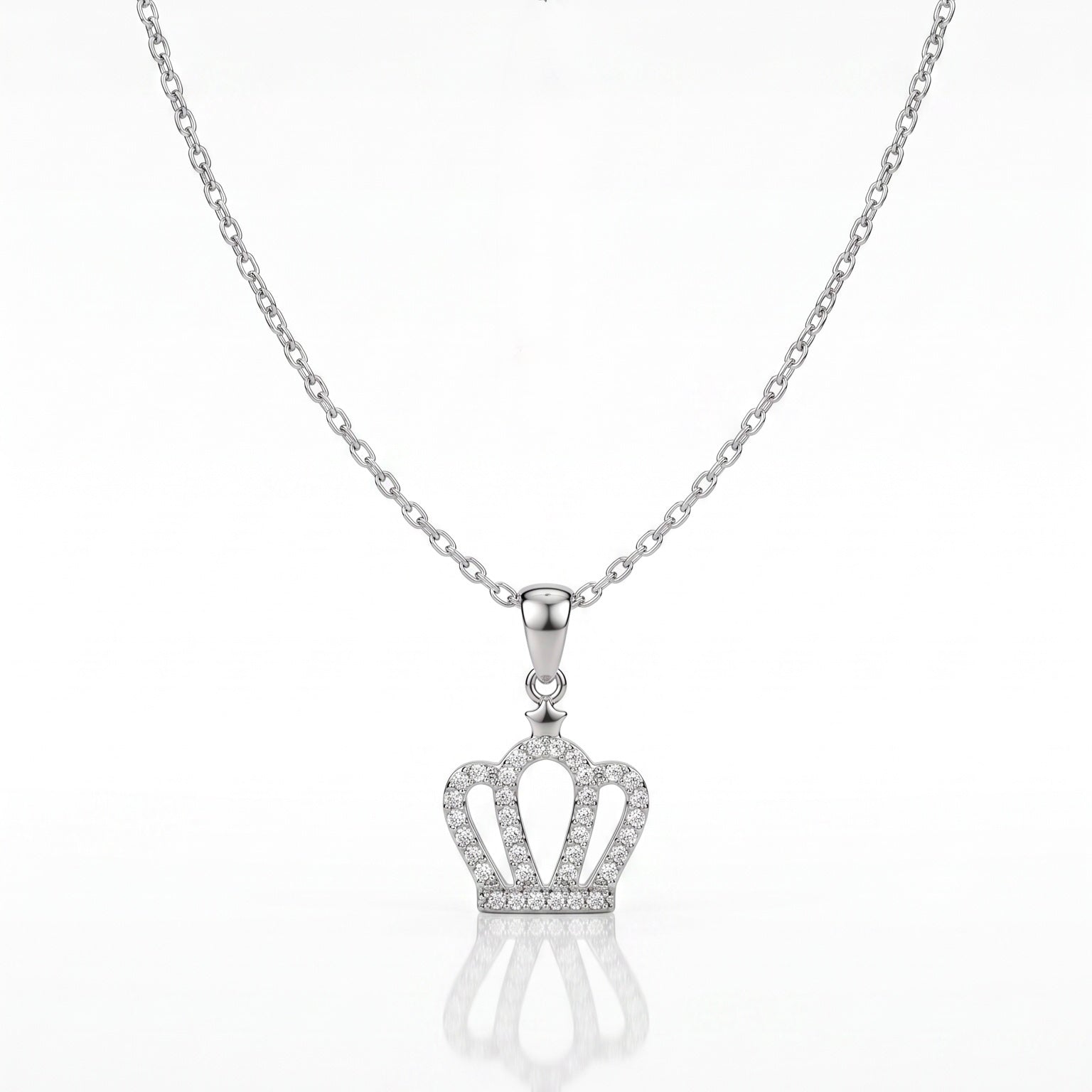 S925 Crown Queen Necklace