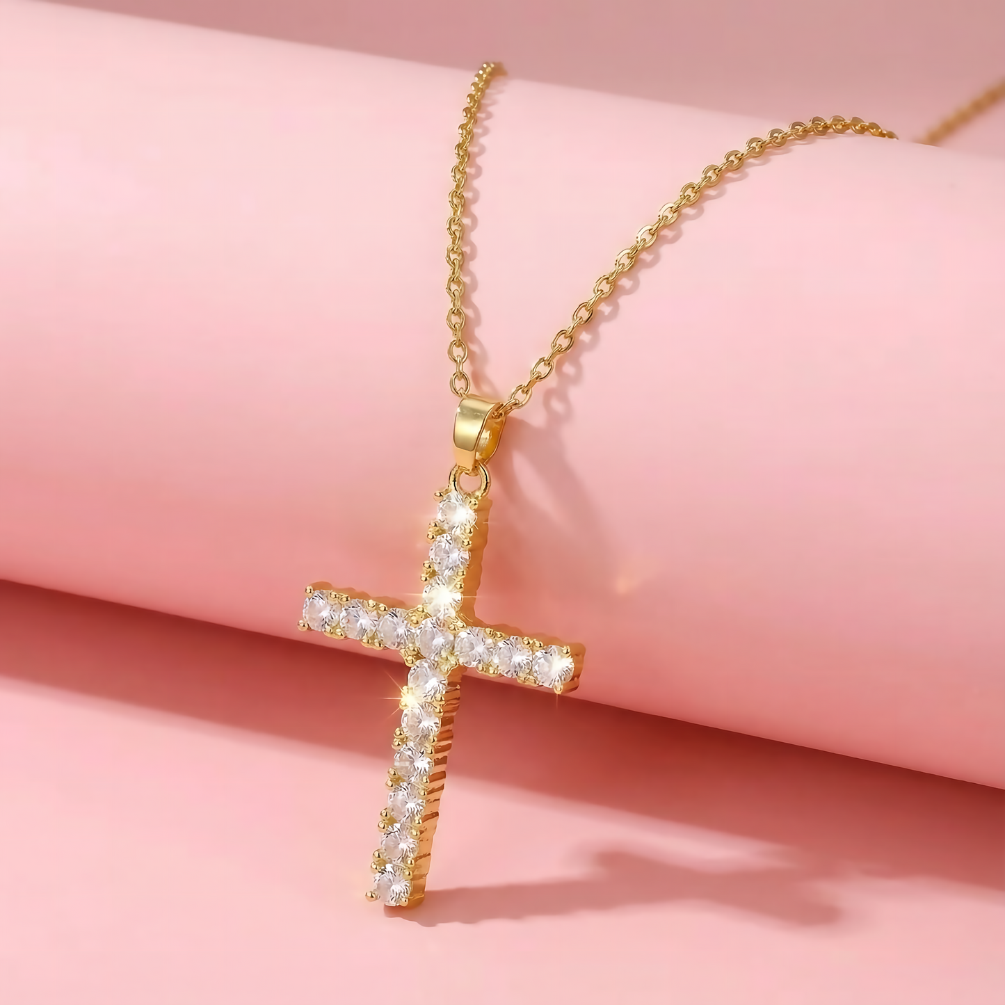 Cross Necklace - Stainless steel