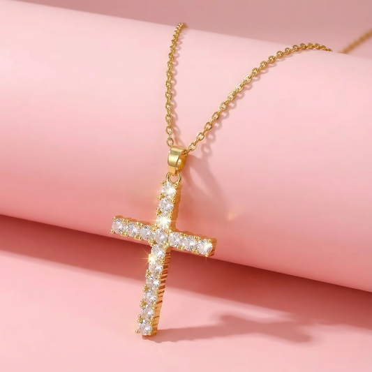 Cross Necklace - Stainless steel