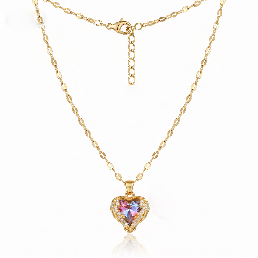 Heart Pendant Necklace – Stainless Steel