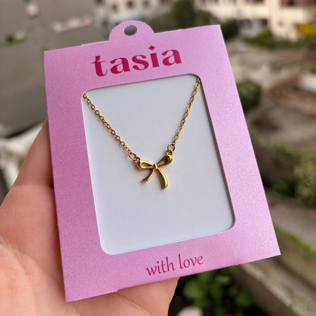Bow Necklace – Stainless steel