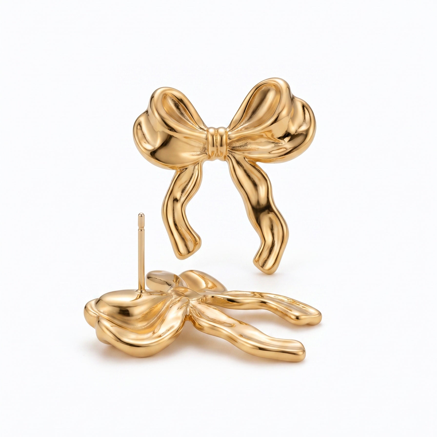 Bow Earrings - Stainless steel