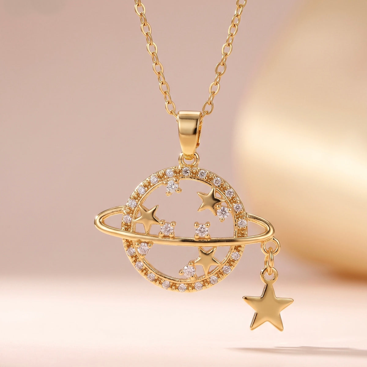 Planet Stainless steel Necklace
