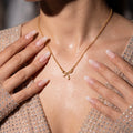 Bow Necklace – Stainless steel