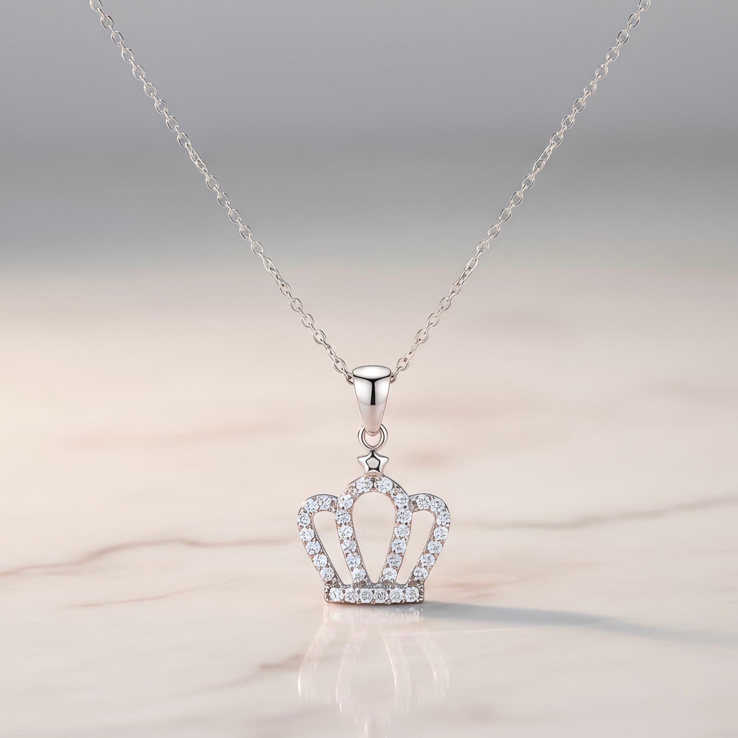 S925 Crown Queen Necklace