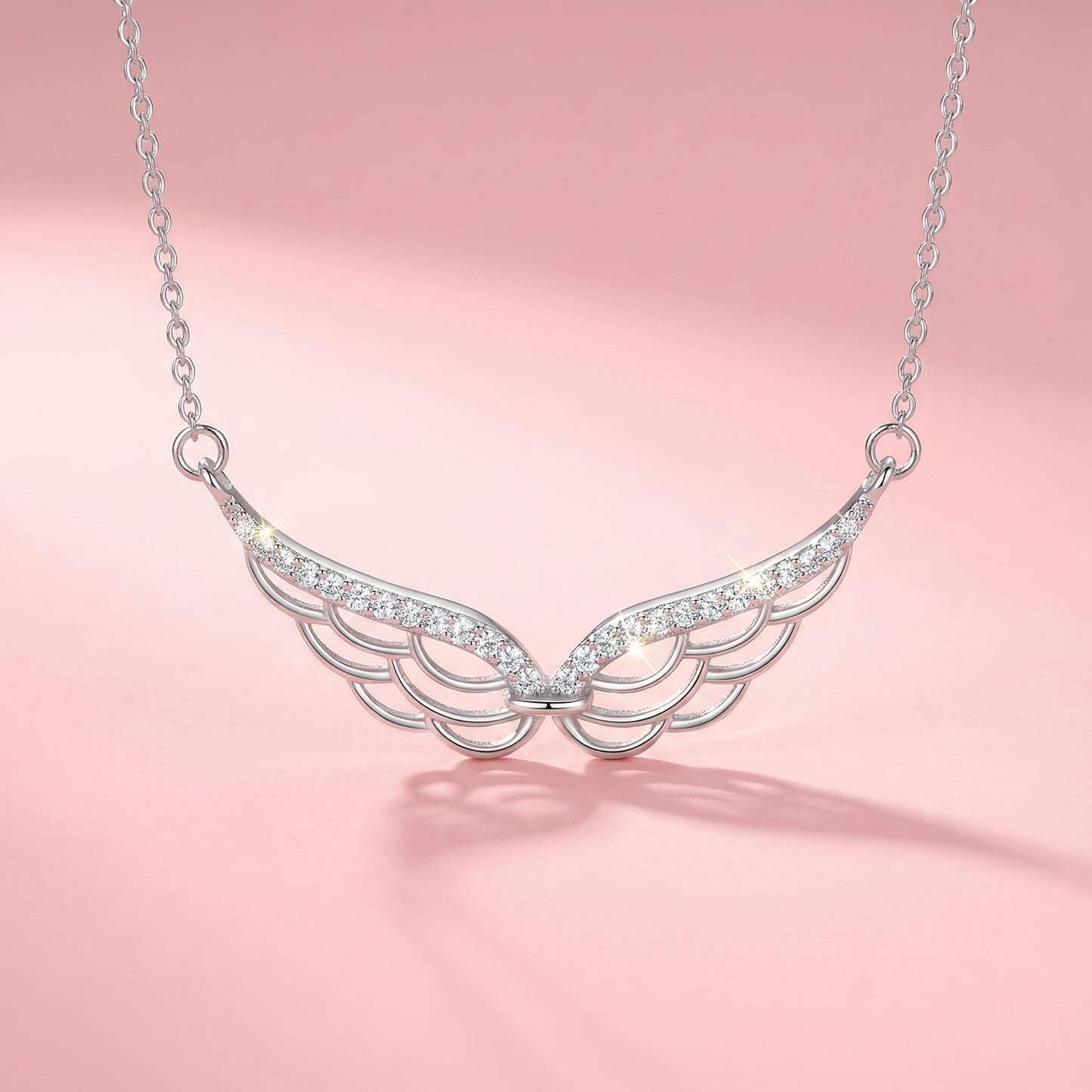 Angel Wings Sterling Silver Necklace