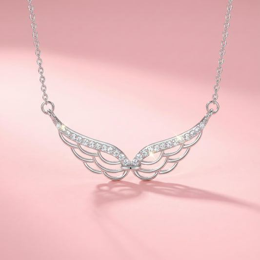 Angel Wings Sterling Silver Necklace