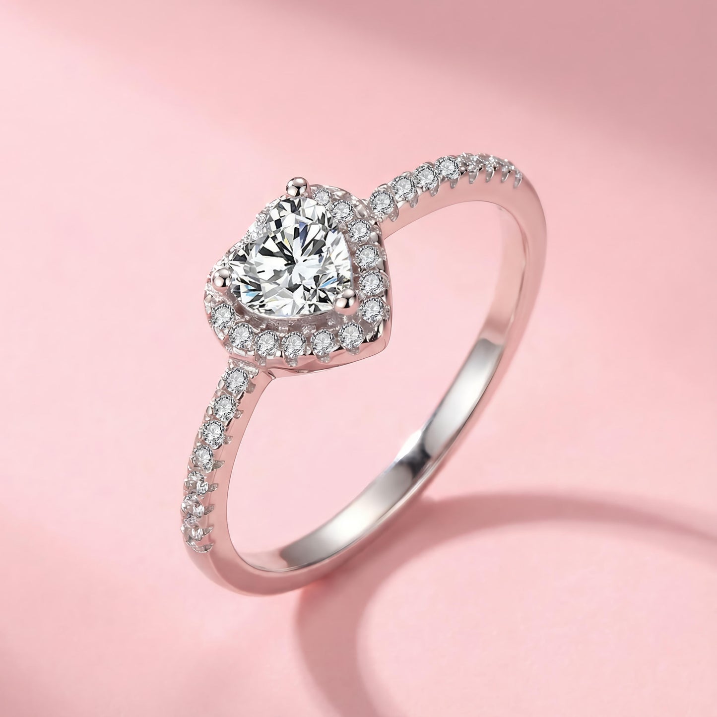 Aurora Sterling Silver Ring - Romantic & Sparkling