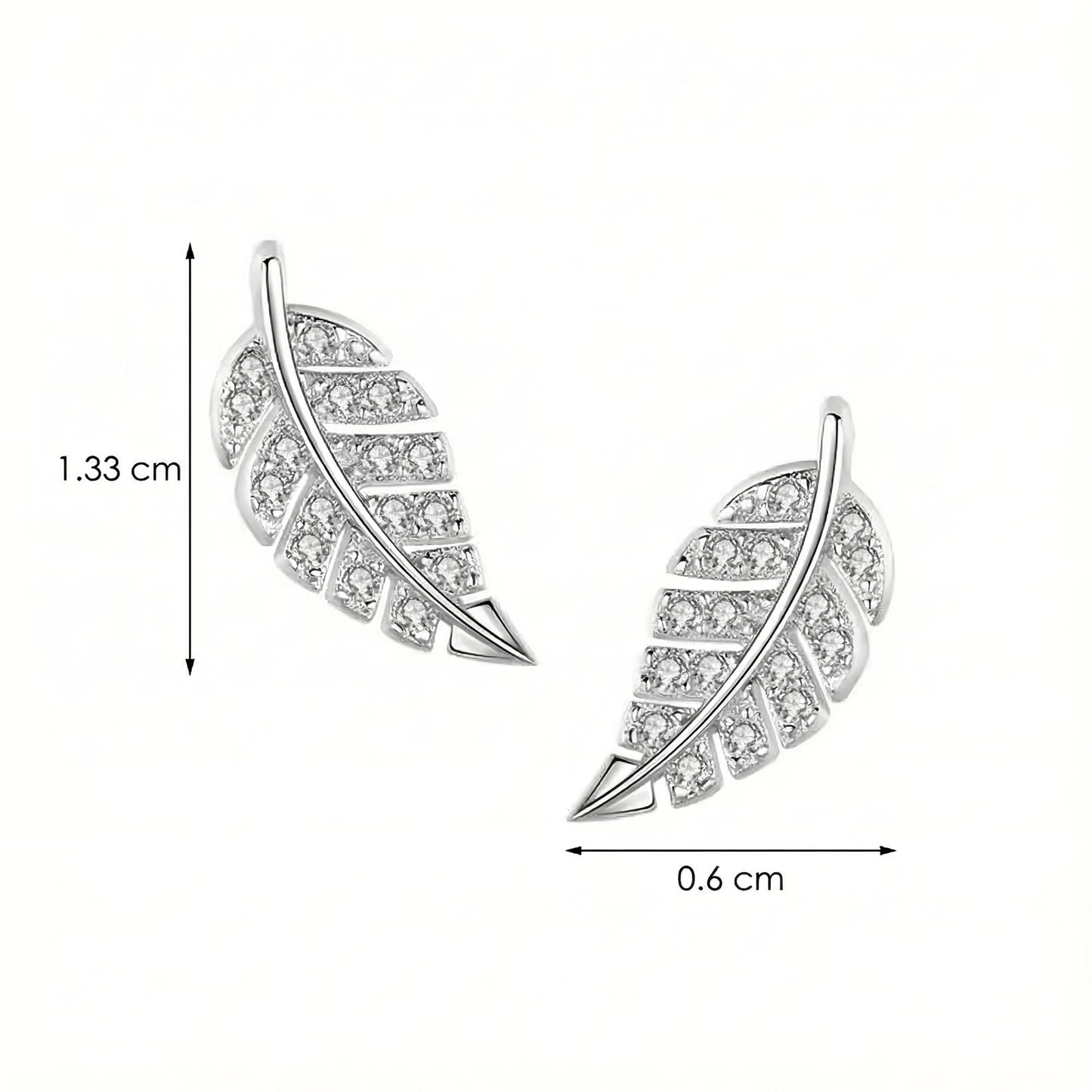 Sterling Silver Feather Earrings – Elegant & Symbolic Design