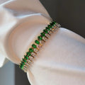Cubic Zirconia Bracelet - Stainless steel