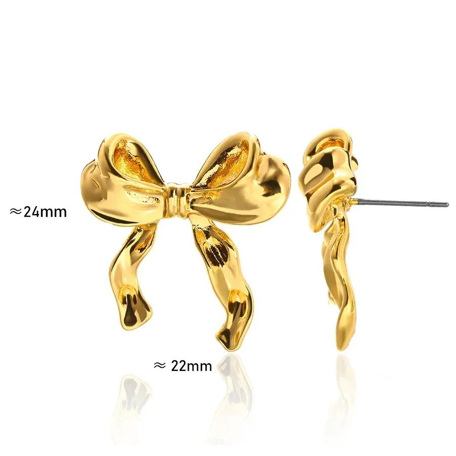Elegant Bow Earrings