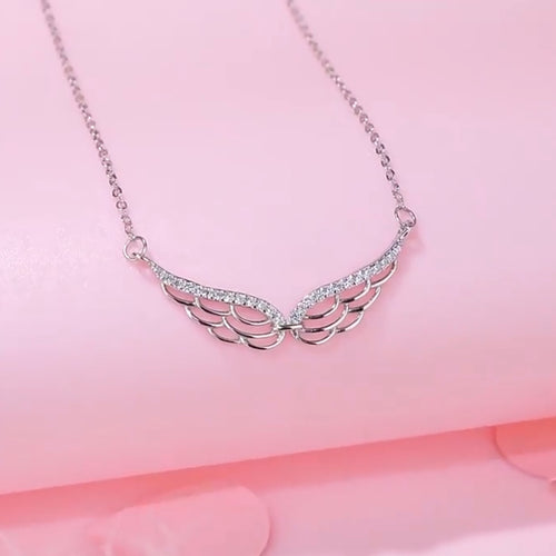 Angel Wings Sterling Silver Necklace