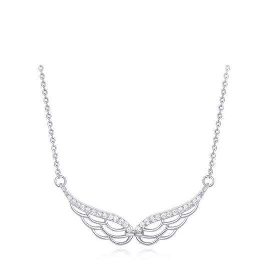 Angel Wings Sterling Silver Necklace
