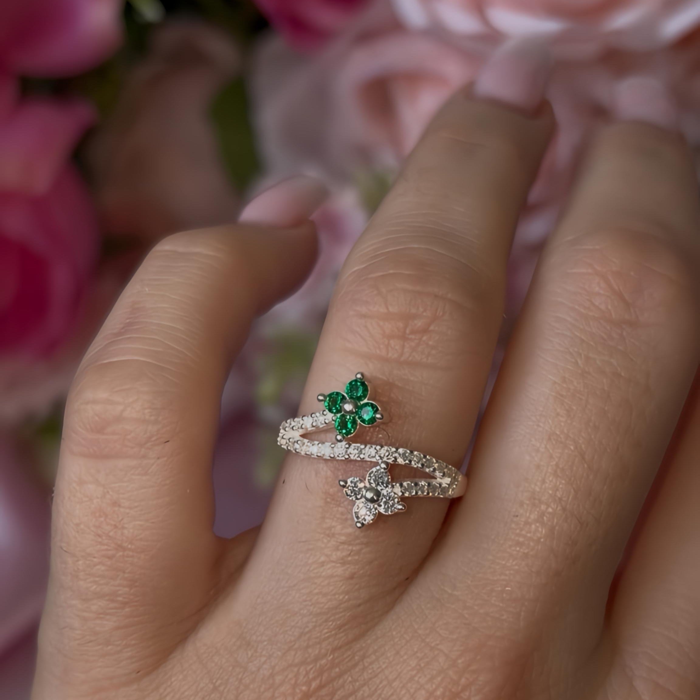 Floral Sterling Silver Dream Ring