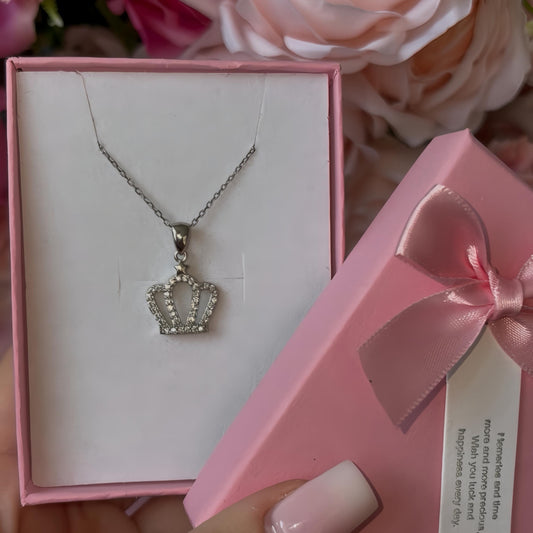 S925 Crown Queen Necklace