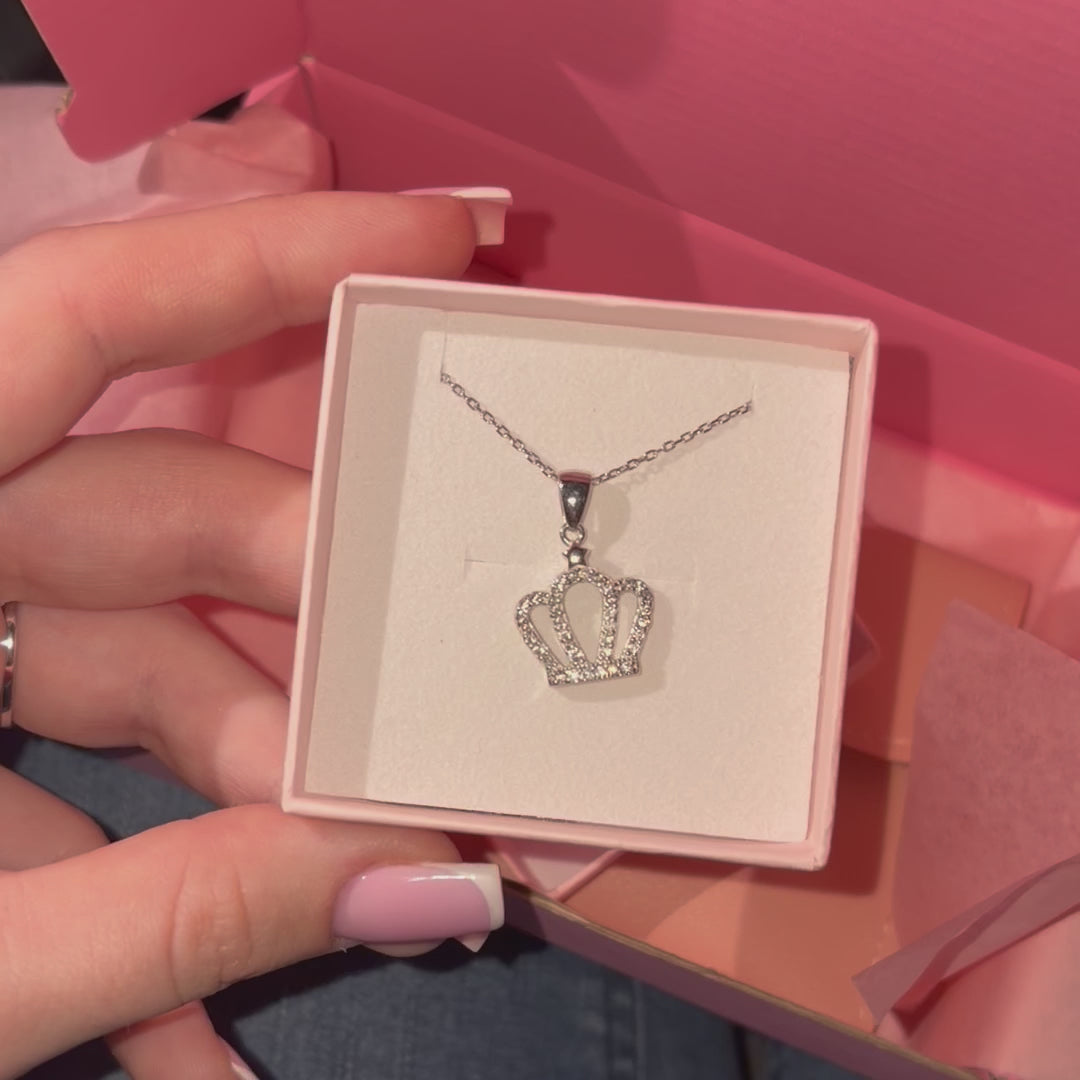 S925 Crown Queen Necklace